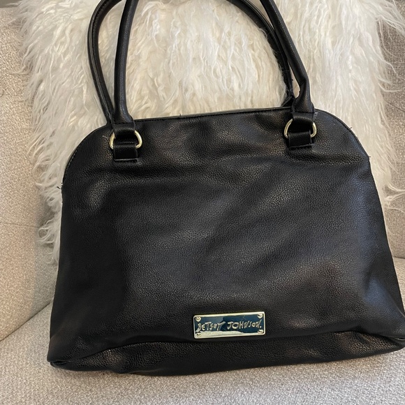 Betsey Johnson Black Bow Handbag - Picture 2 of 10